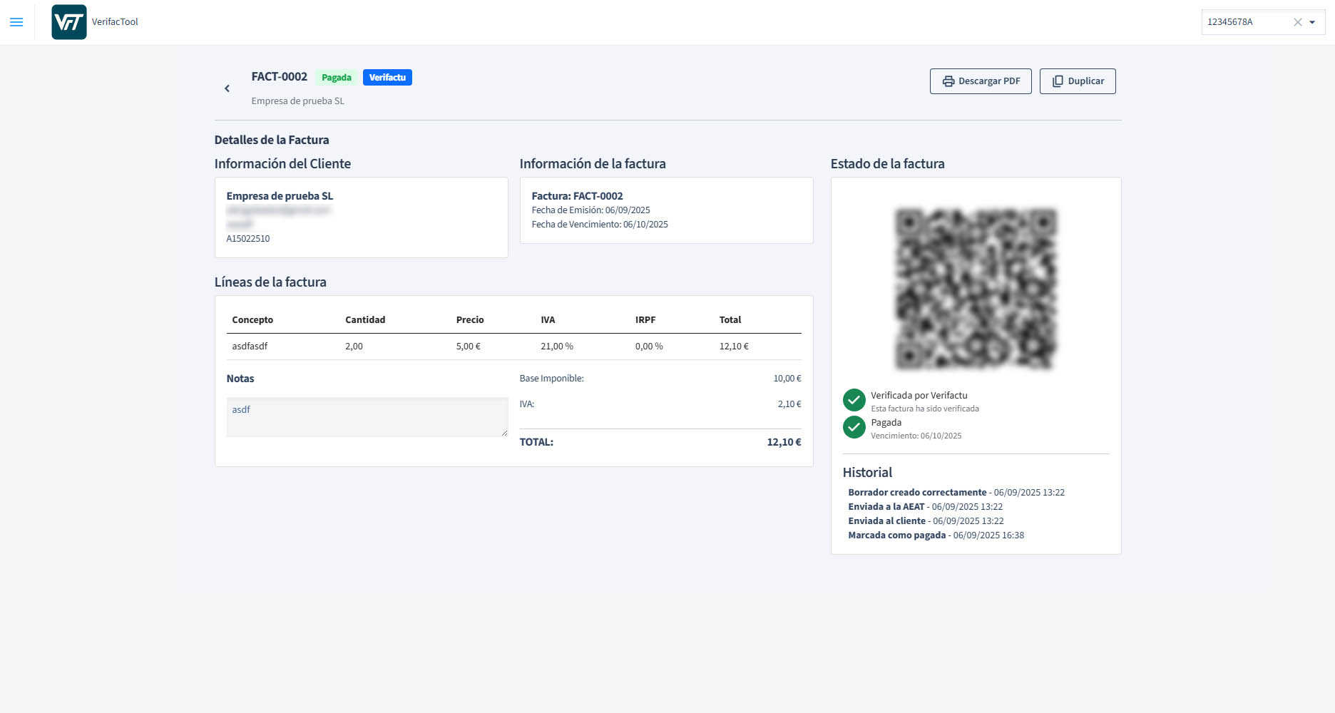 Verifactu Facturación Autónomos
